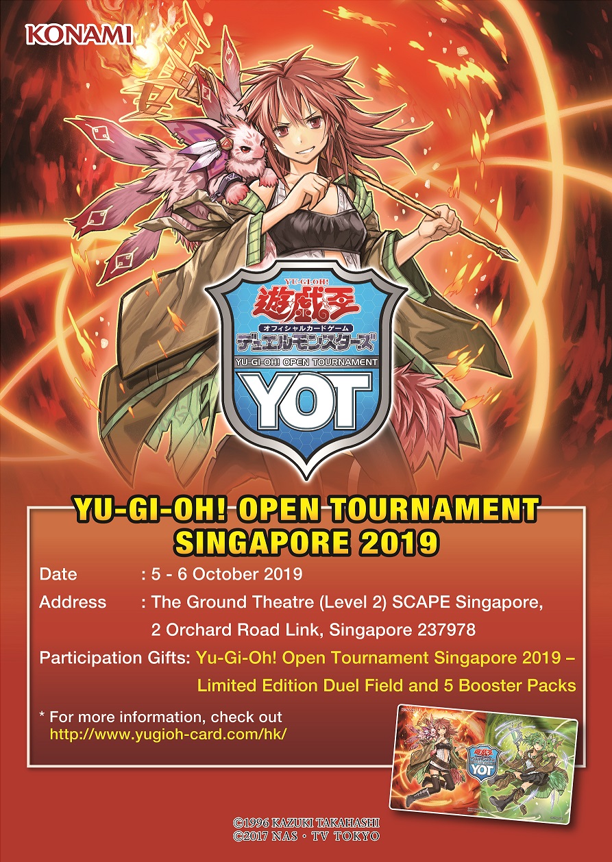 YuGiOh! Open Tournament Singapore 2019 *SCAPE Singapore Dream It