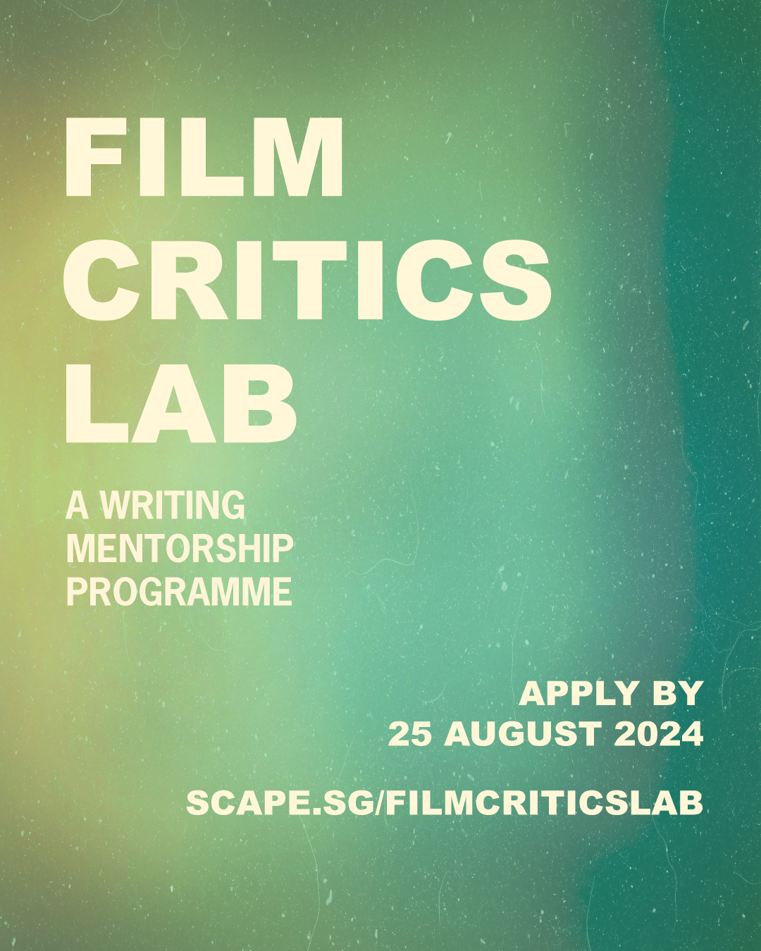 Film Critics Lab: A Writing Mentorship Programme