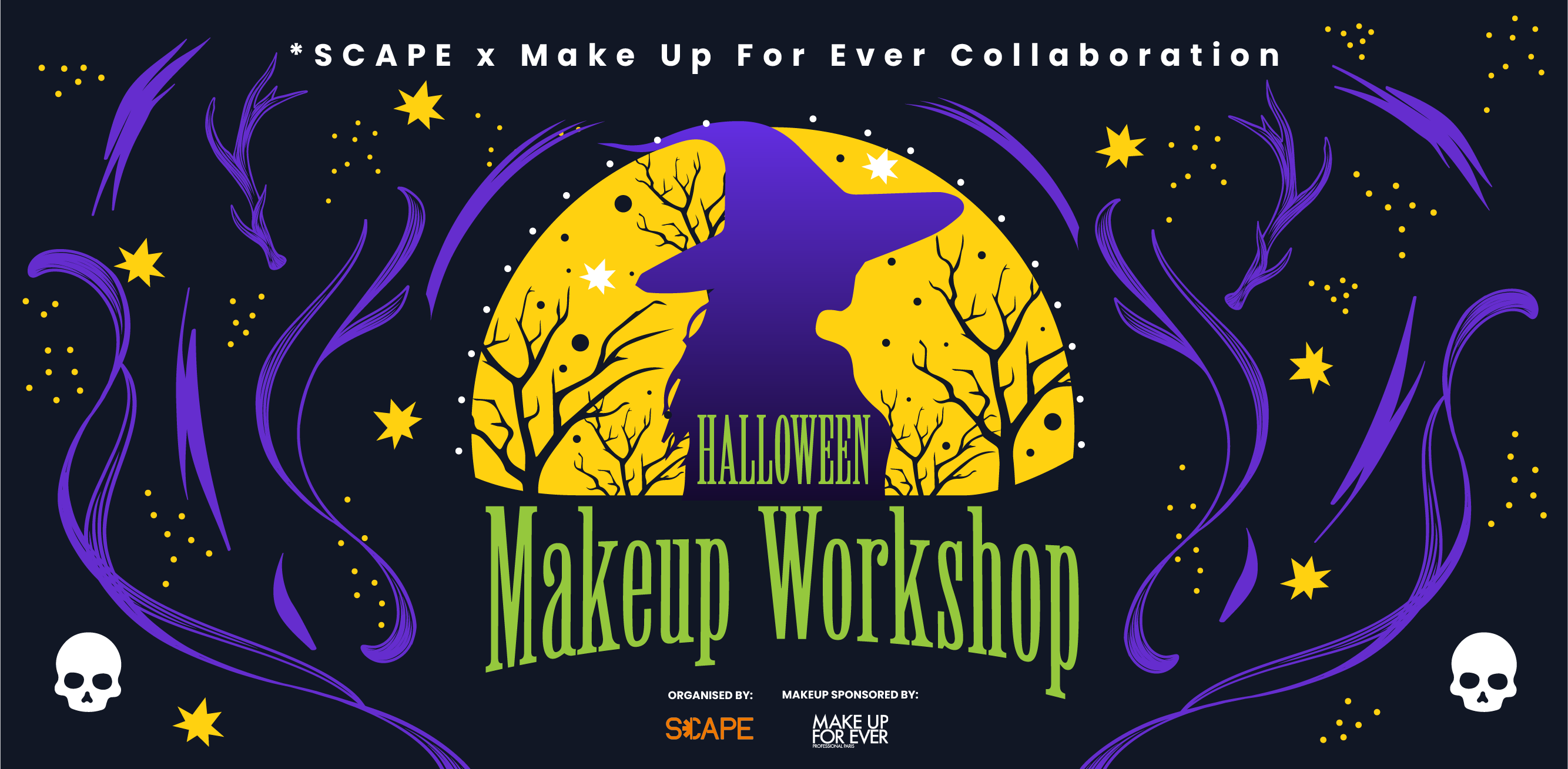 Halloween Makeup Workshop: A *SCAPE x Make Up For Ever collaboration